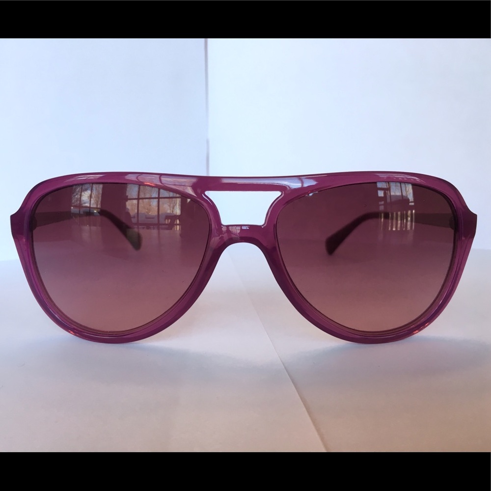 Coach Acetate Aviator Sunglasses